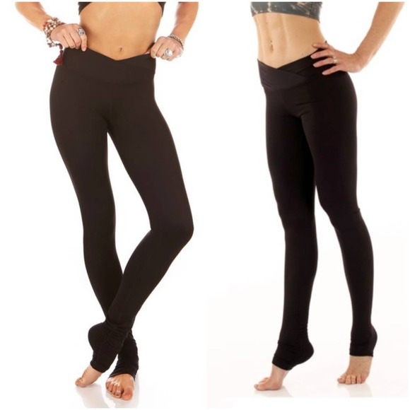 Mika Yoga Wear Pants - Mika Yoga Wear Black Legging Size Medium